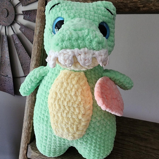 Cool surfing crocodile