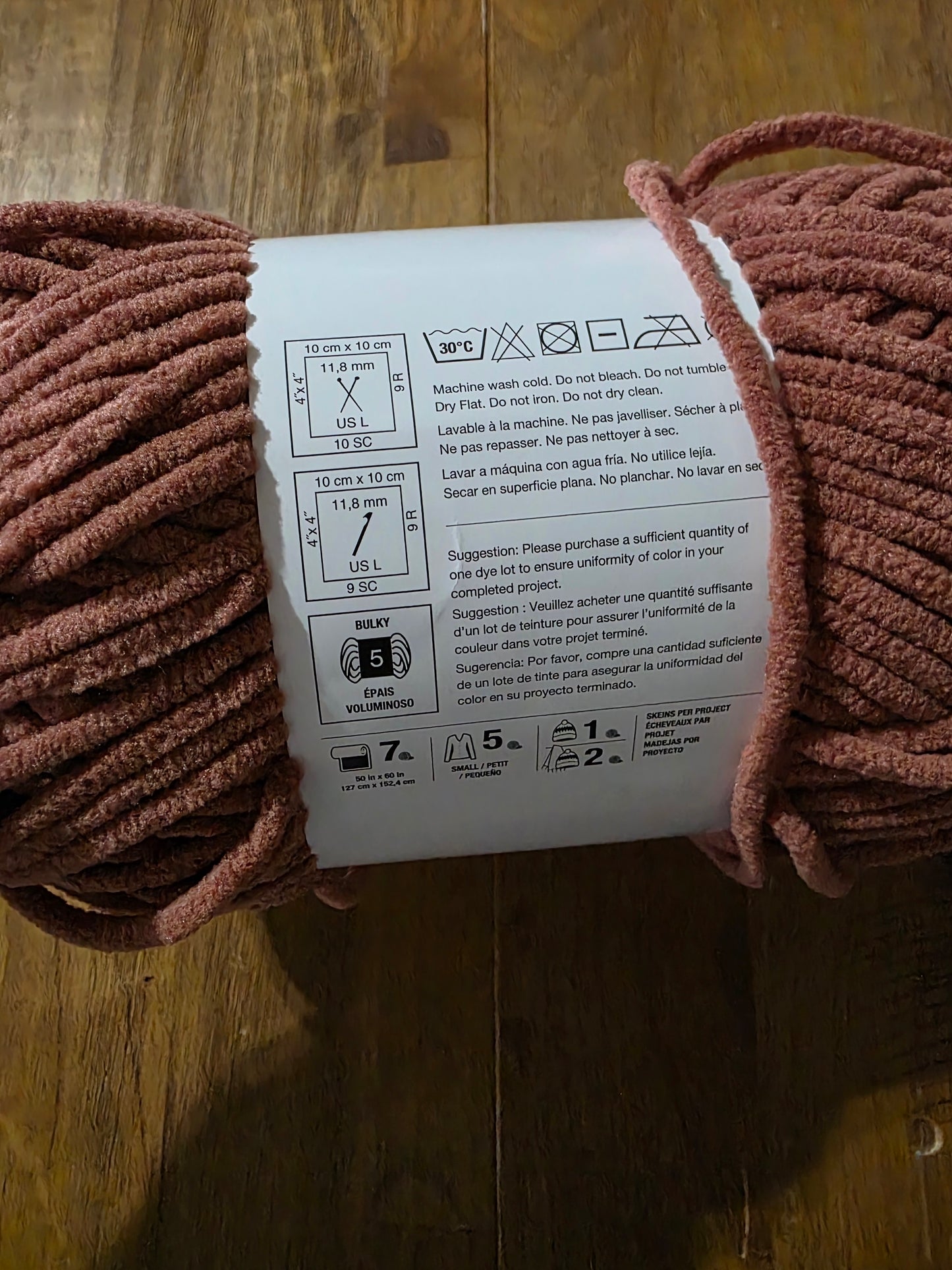 Big twist yarn