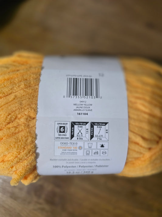 Bernet baby blanket yarn mellow yellow