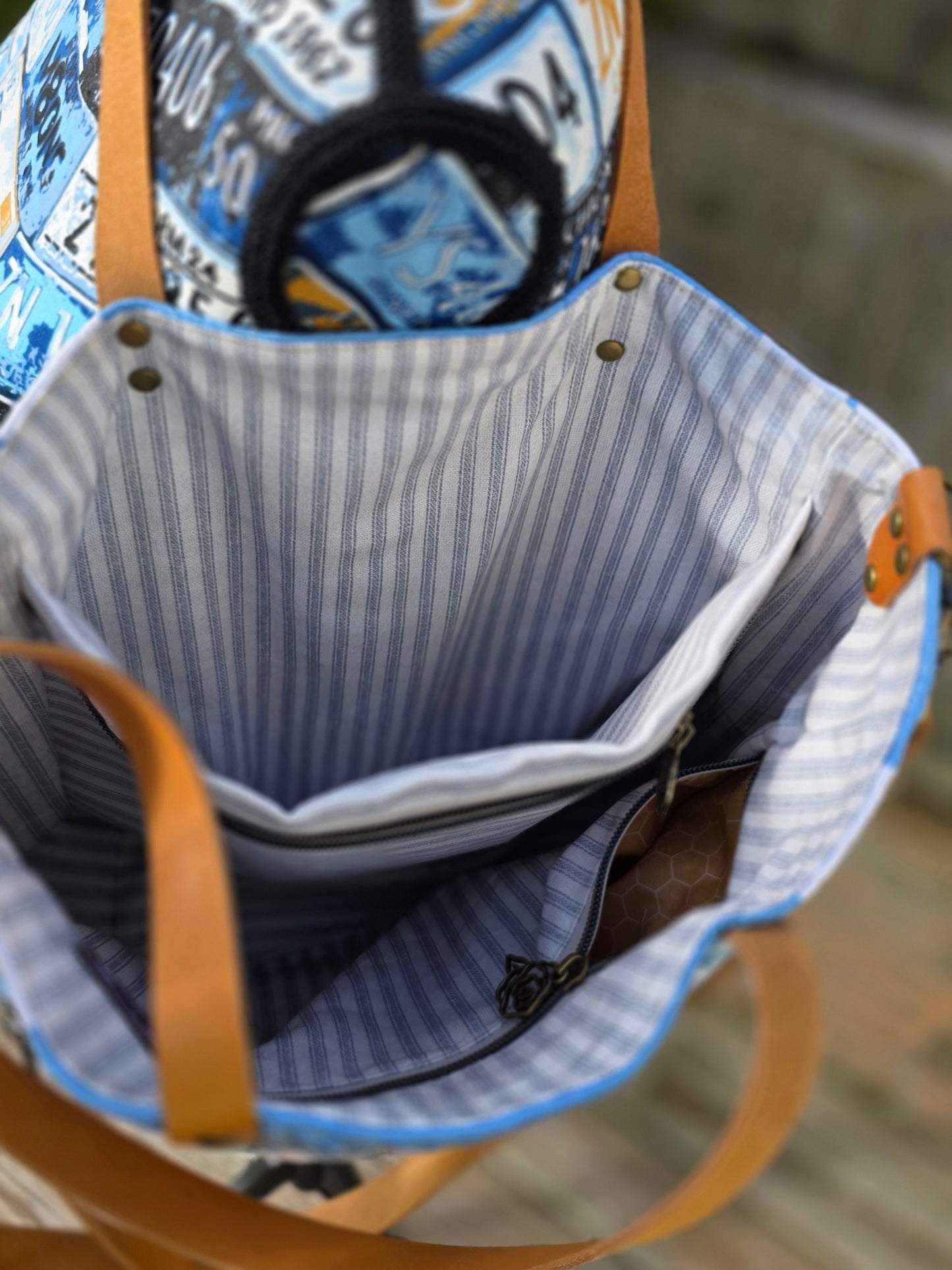 Take me to church Bible tote