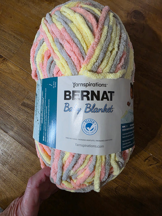 Bernet baby blanket yarn spring blossom