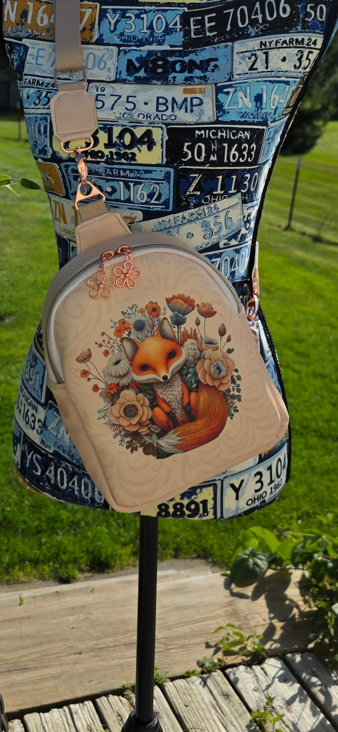 Fox vinyl backpack