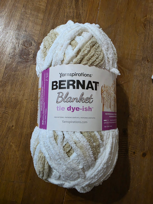 Bernat blanket tie dye-ish 10.5 oz