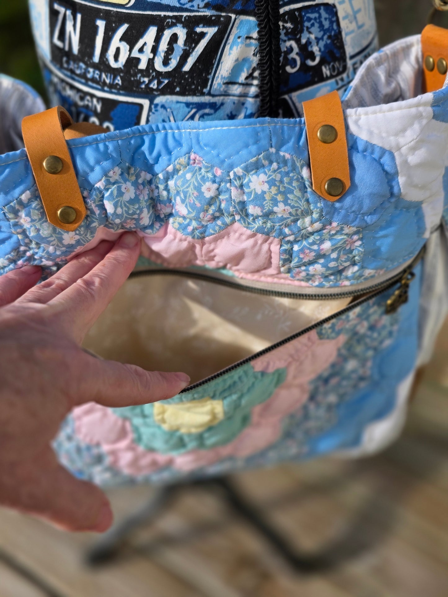 Take me to church Bible tote