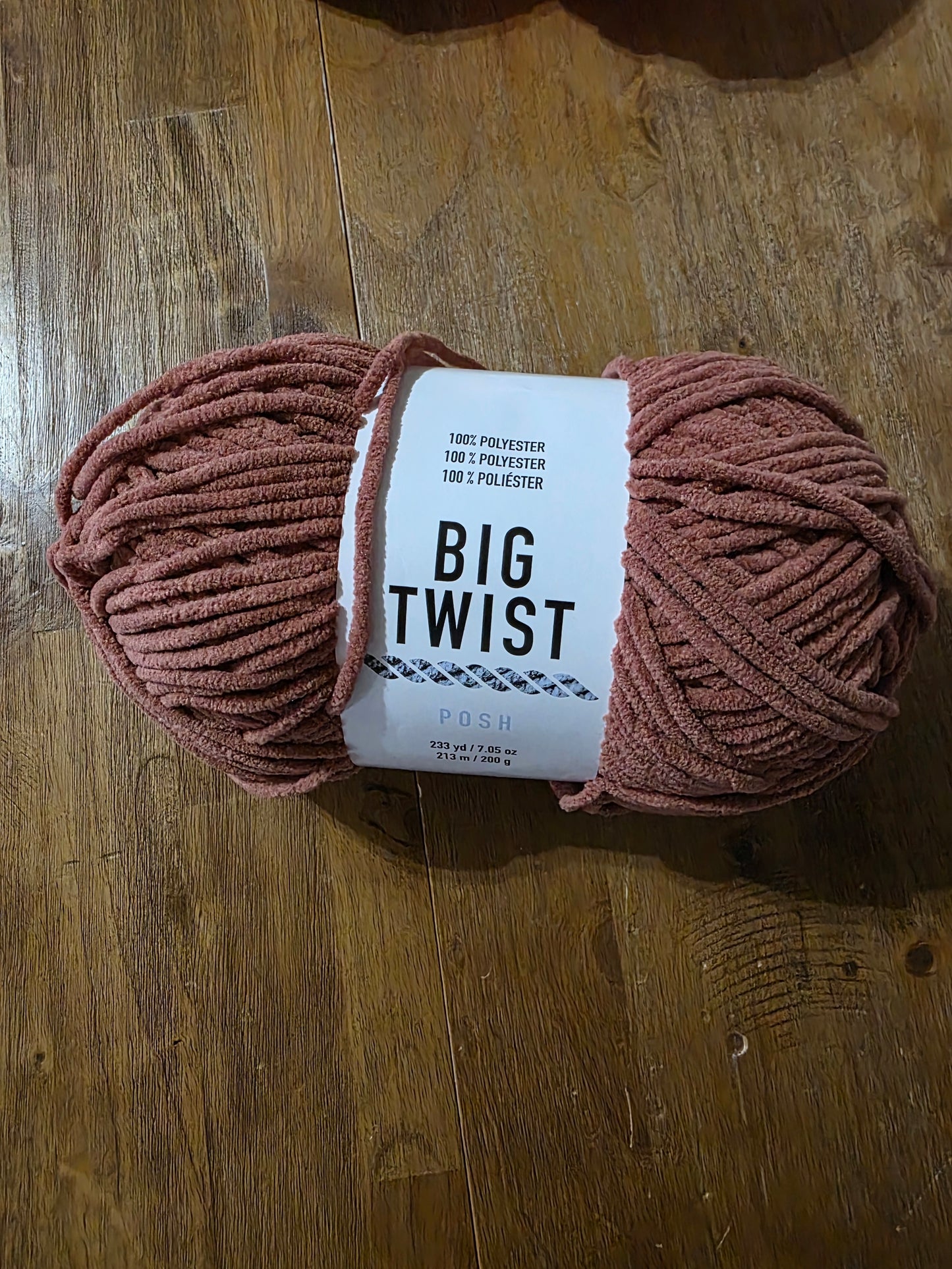 Big twist yarn