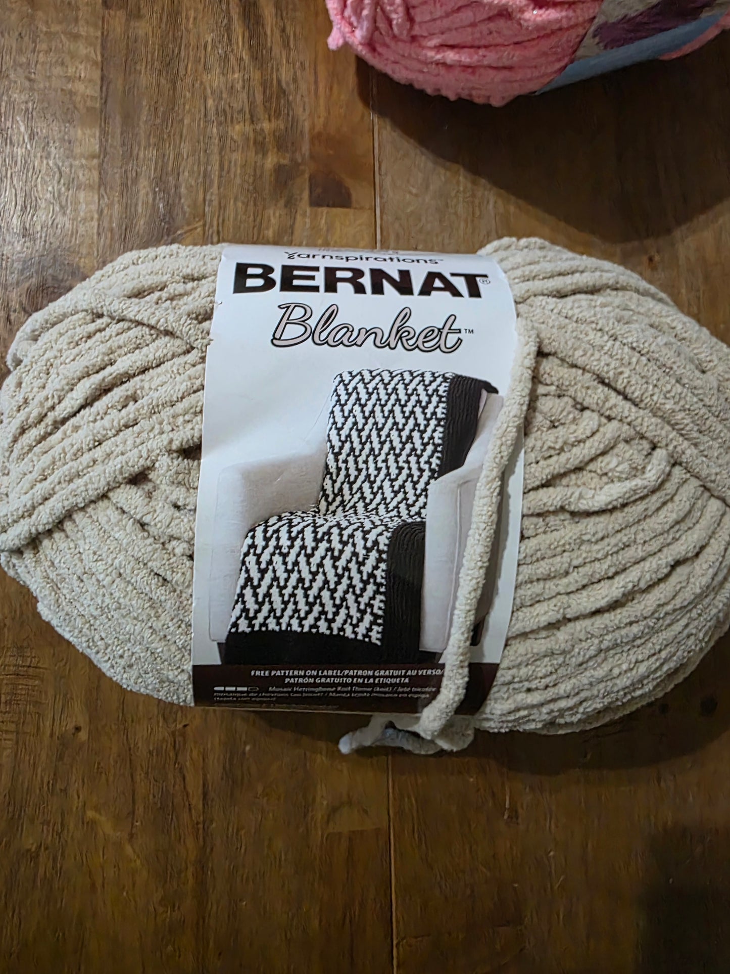 Bernat blanket yarn Almond