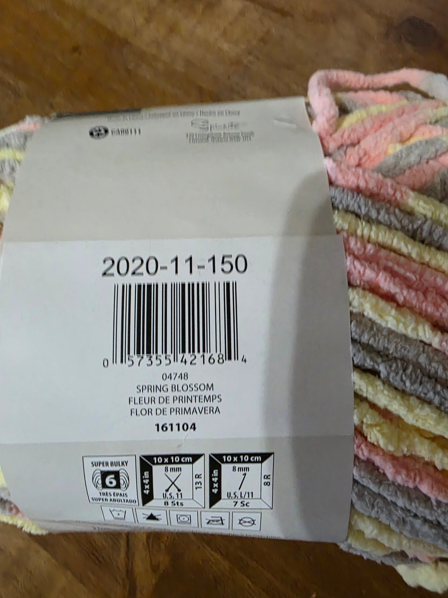 Bernet baby blanket yarn spring blossom