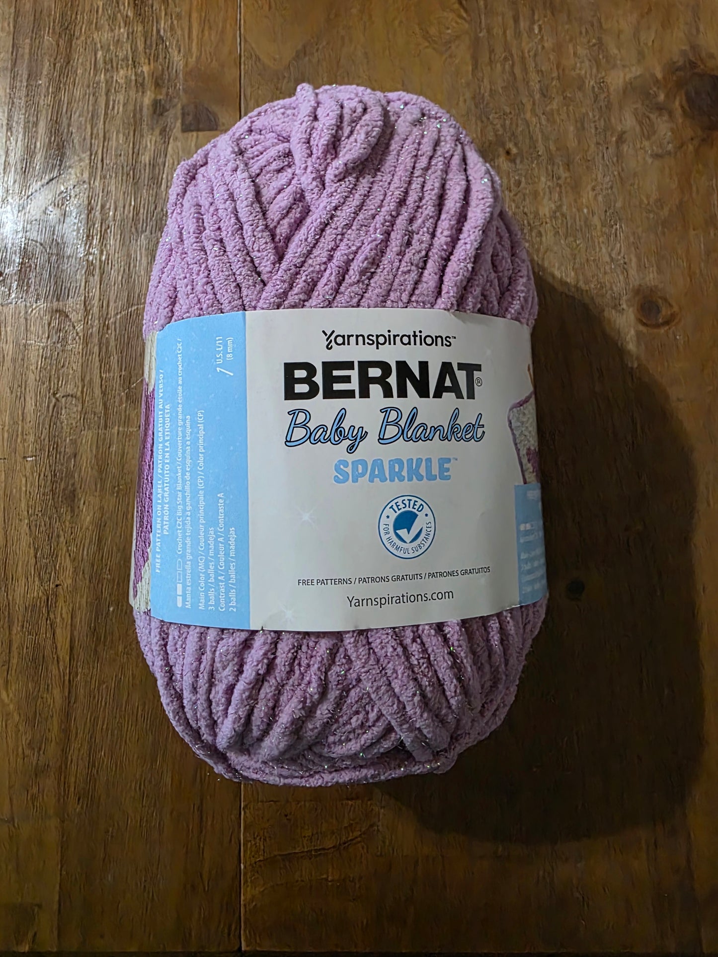 Bernet baby yarn sparkle purple