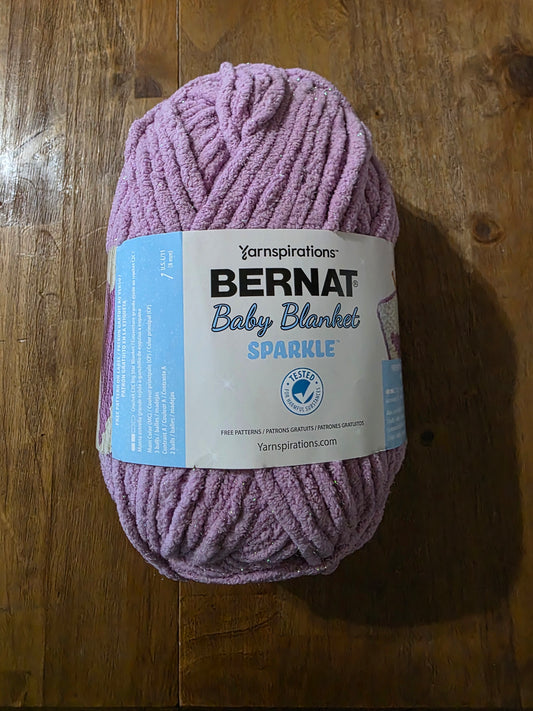 Bernet baby yarn sparkle purple