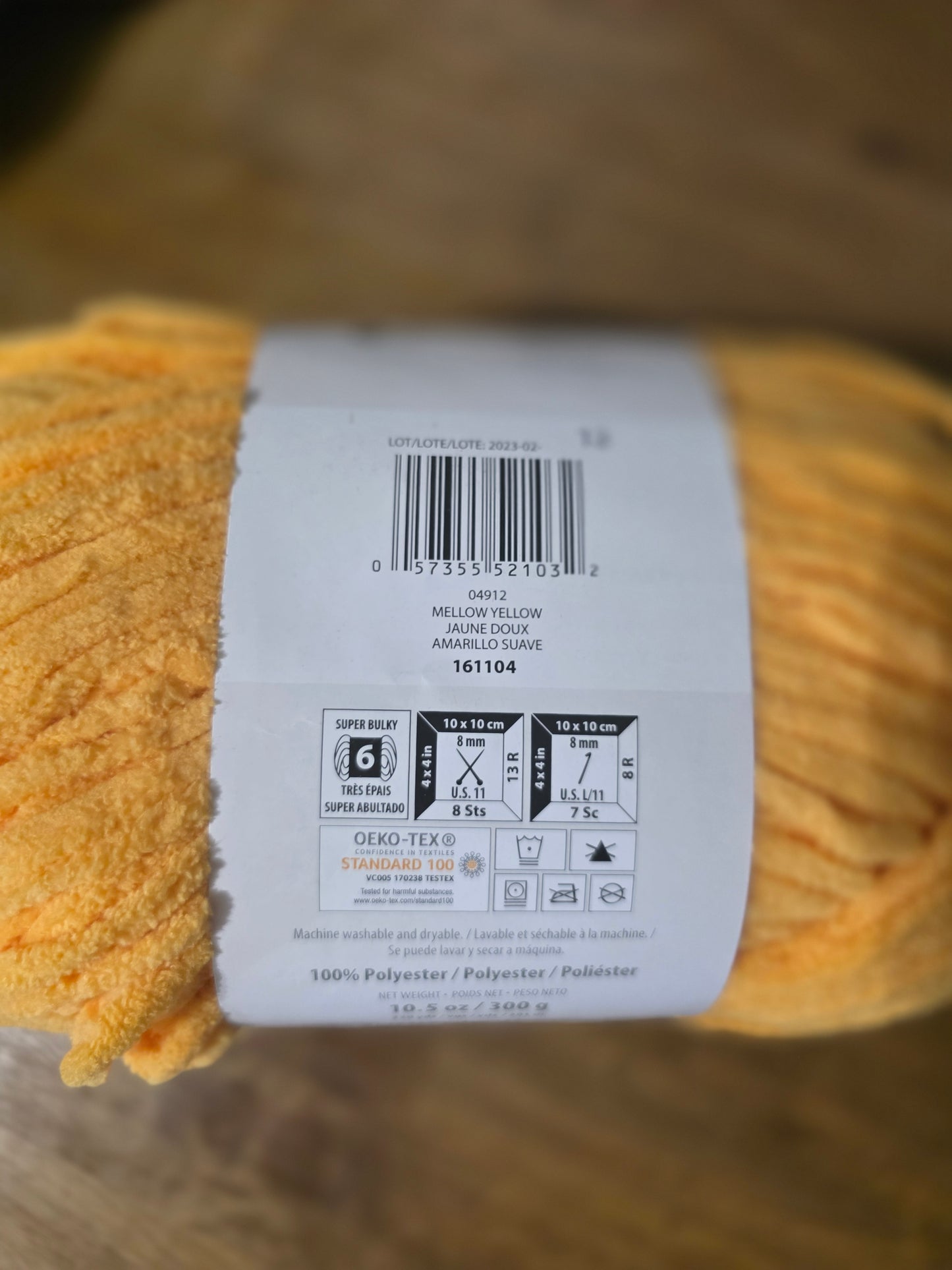 Bernet baby blanket yarn mellow yellow