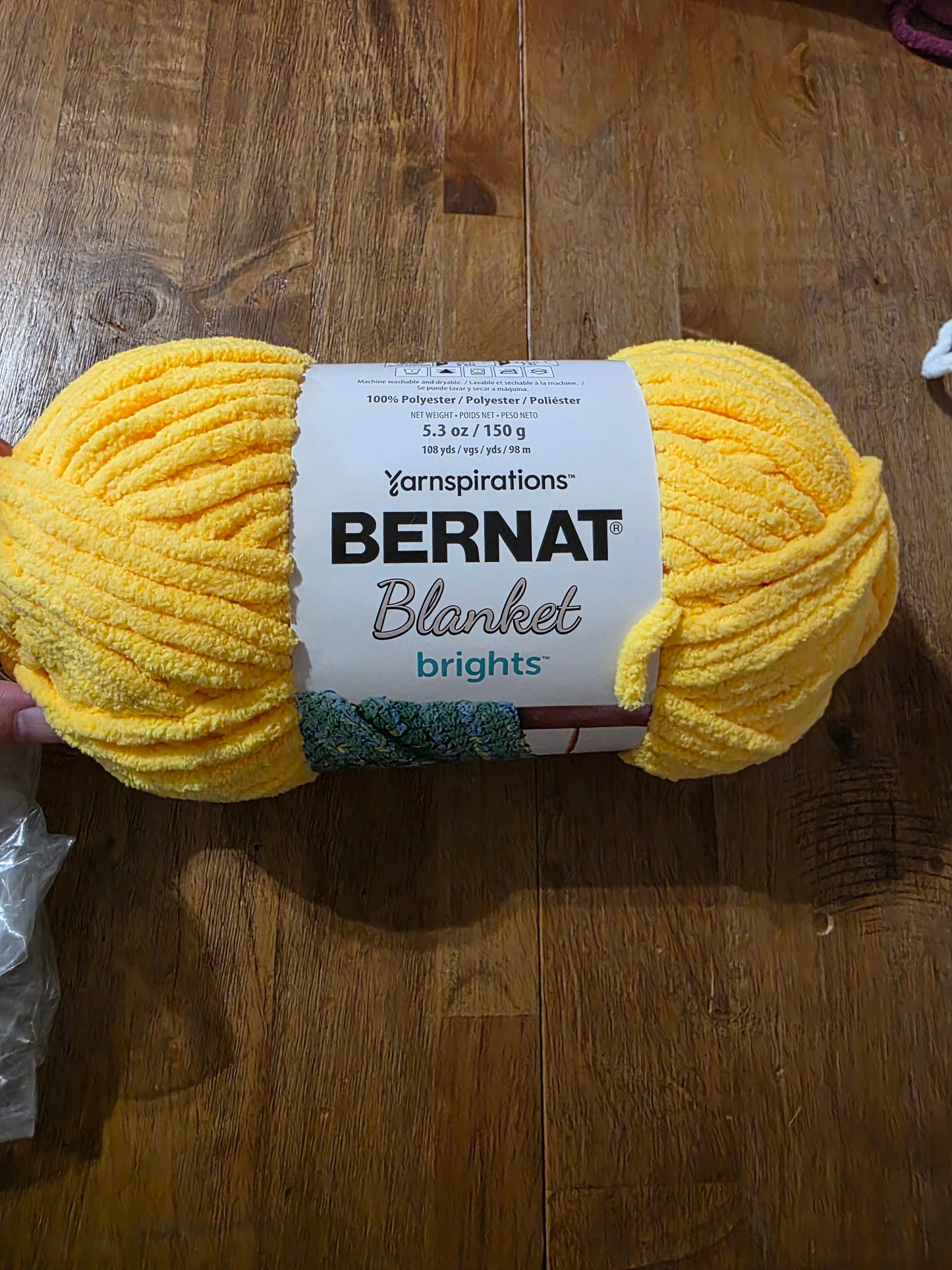 Bernat brights school bus yellow  5.3 oz